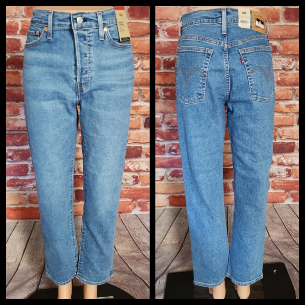 💥4.99 Shipping💥 Levi's High Rise Wedgie Jeans 29 NWT - Picture 2 of 2